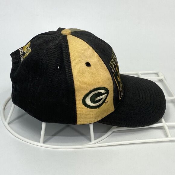 Drew Pearson Green Bay Packers Brett Favre Pinwheel Snapback Hat (H19) - Picture 2 of 8